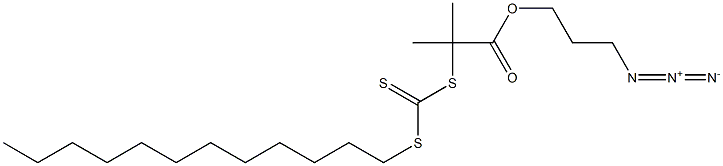2-(Dodecylthiocarbonothioylthio)-2-methylpropionic acid 3-azido-1-propanol ester