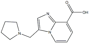 3-(1-Pyrrolidinylmethyl)imidazo[1,2-a]pyridine-8-carboxylic acid