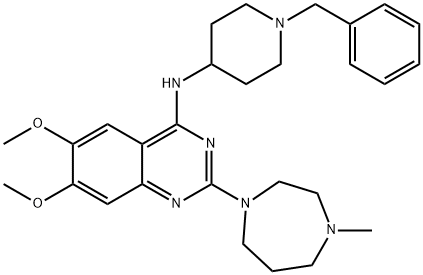 BIX  01294,  2-(Hexahydro-4-methyl-1H-1,4-diazepin-1-yl)-6,7-dimethoxy-N-[1-(phenylmethyl)-4-piperidinyl]-4-quinazolinamine  hydrate  trihydrochloride