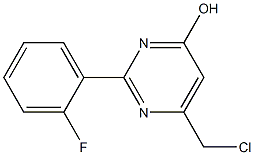 6-(Chloromethyl)-2-(2-fluorophenyl)-4-pyrimidinol