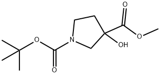 1-Boc-3-hydroxy-3-pyrrolidinedicarboxylic acid Methyl ester