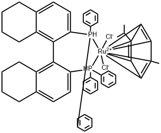 Chloro[(R)-(+)-2,2'-bis(diphenylphosphino)-5,5',6,6',7,7',8,8'-octahydro-1,1'-binaphthyl](p-cymene)ruthenium (II)chloride [RuCl(p-cymene)((R)-H8-binap)]Cl