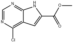 4-Chloro-7H-pyrrolo[2,3-d]pyrimidine-6-carboxylic acid methyl ester