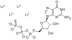 GTP-GAMMA-S TETRALITHIUM SALT