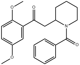 2-(1-BENZOYL-2-PIPERIDYL)-2',5'-DIMETHOXYACETOPHENONE
