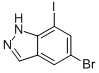 1H-Indazole, 5-bromo-7-iodo-