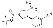 BOC-(TRANS)-4-(3-CYANO-PHENYL)-PYRROLIDINE-3-CARBOXYLIC ACID