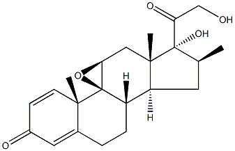 9beta,11beta-Epoxy-17alpha,21-dihydroxy-16beta-methylene-pregna-1,4-diene-3,20-dione