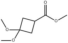 3,3-Dimethoxycyclobutane-1-carboxylate methyl ester