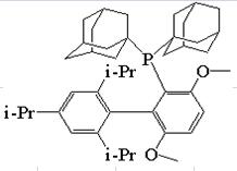 2-(Di-1-adaMantylphosphino)-3,6-diMethoxy-2',4',6'-tri-i-propyl-1,1'-biphenyl